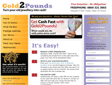 Tablet Screenshot of gold2pounds.com